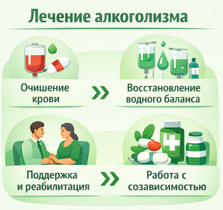 лечение алкоголизма в Гаврилов-Яме этапы